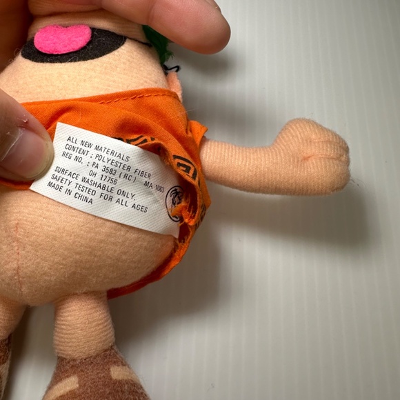 1990 Little Caesars Pizza Finger Puppet Promo Advertising Stuffed Plush Toy 6" - Picture 7 of 7